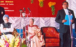 Welcoming Hon'ble Prime Minister