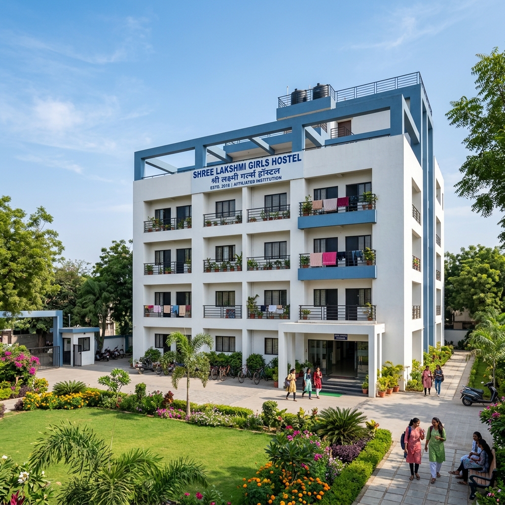 Girls hostel exterior view